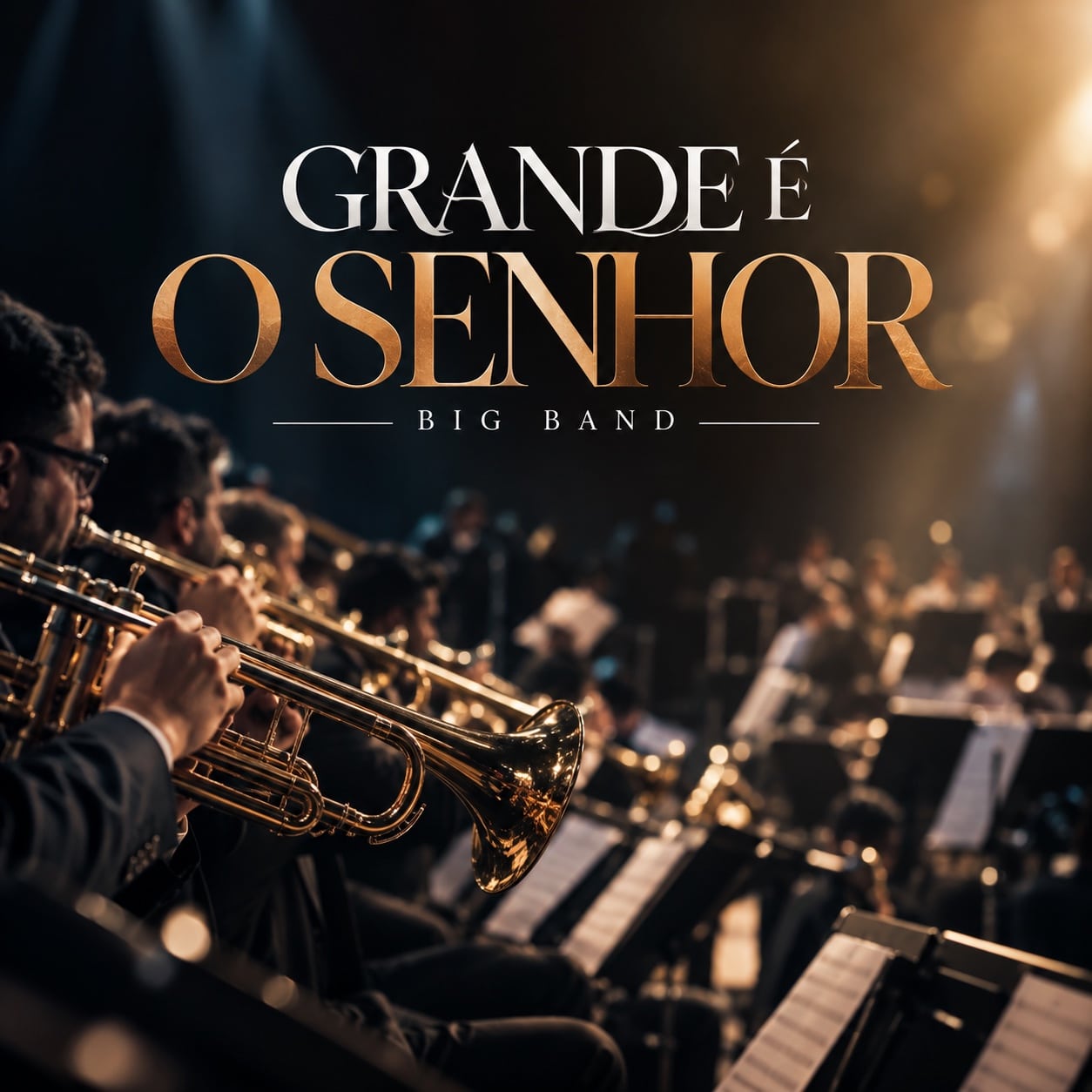 Capa do arranjo Grande É o Senhor para Big Band